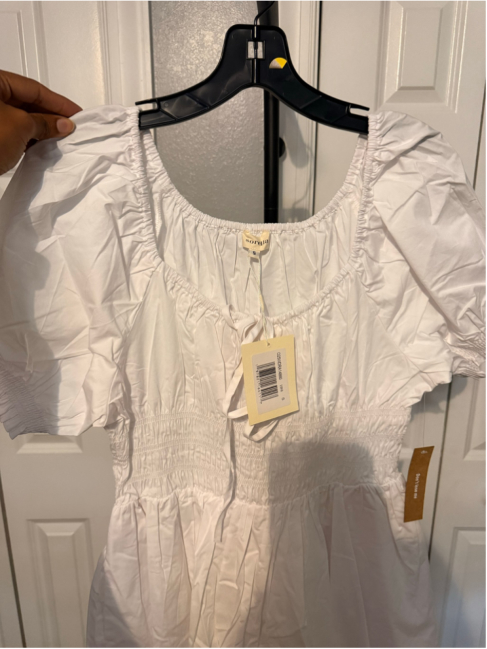 Women's Sorella White Midi Dress Size S - Picture 6 of 9